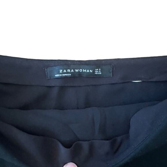 Zara black mini with lamb leather. Size small - Picture 2 of 5